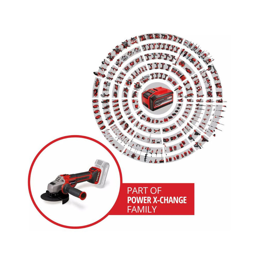 Meuleuse d angle O125MM 18V solo tp ag 18125 ce q li Einhell 4431155