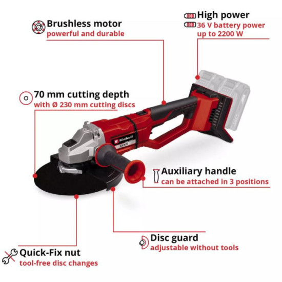 Meuleuse d angle O230MM solo axxio 36230 q Einhell 4431160