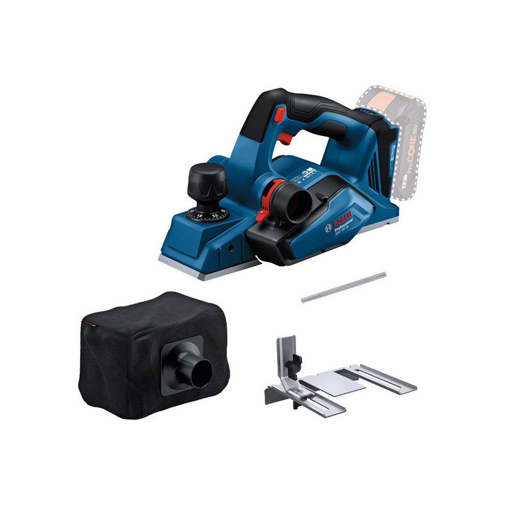 Bosch GHO 18V-26 — Rabot électrique sans fil 18V 82 mm brushless nu | ProForPro