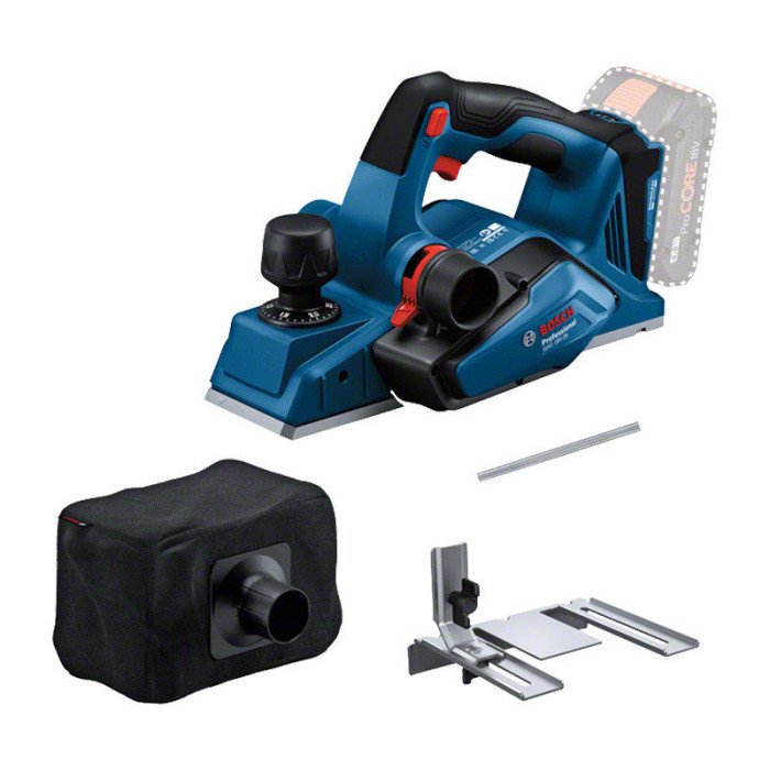 Bosch GHO 18V-26 — Rabot électrique sans fil 18V 82 mm brushless nu | ProForPro