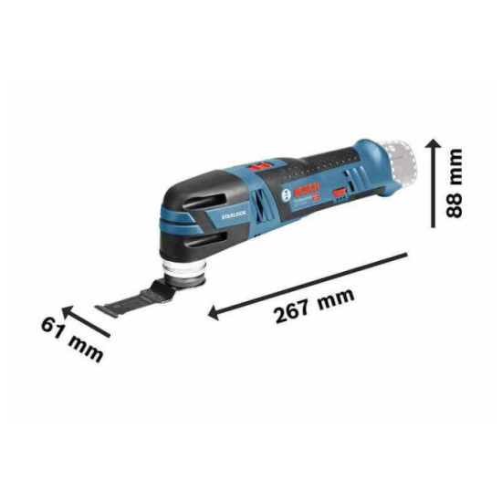 Decoupeur ponceur 12V produit seul gop 12V 28 Bosch 06018B5002