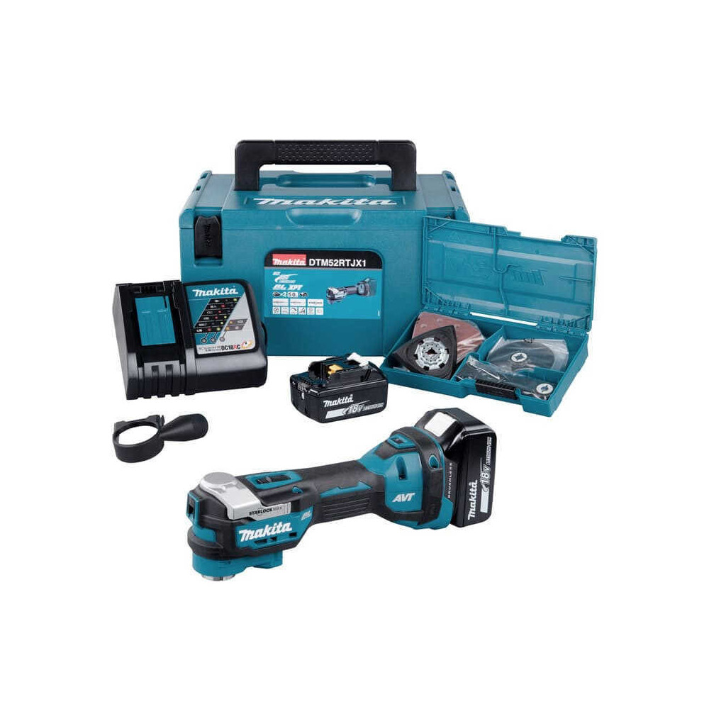 Découpeur-ponceur multifonctions Makita DTM52RTJX1 au prix HT