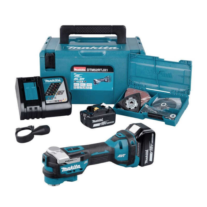 Découpeur-ponceur multifonctions Makita DTM52RTJX1 au prix HT