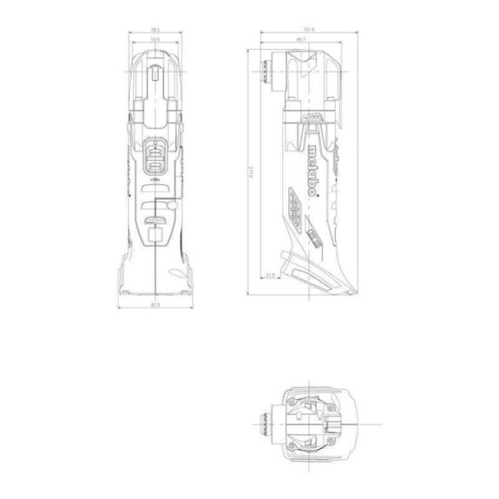 Outil multifonction Metabo MT 18 LTX au prix HT