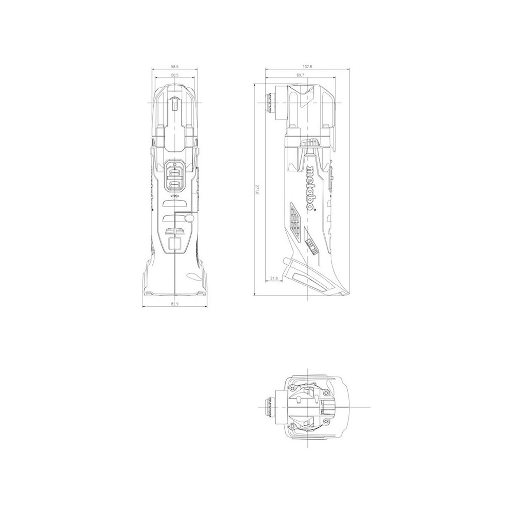 Outil multifonction 18V mt 18 ltx solo Metabo 613021890