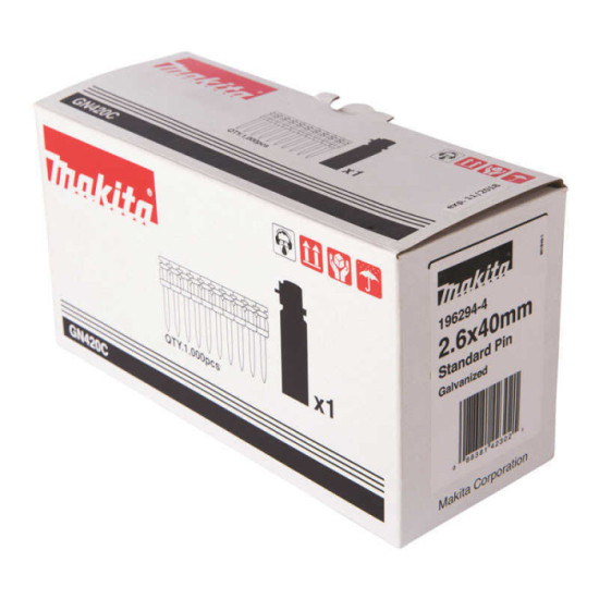Clous avec cartouche de gaz pour cloueur a beton Makita 196294 4