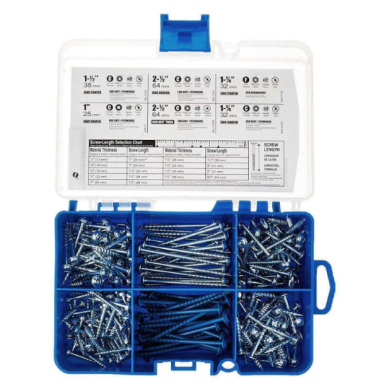 Coffret de vis a trou de poche kreg SK04