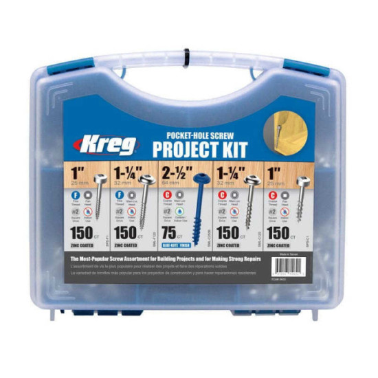Kit de vis pour trous de poche 675 pcs kreg SK03