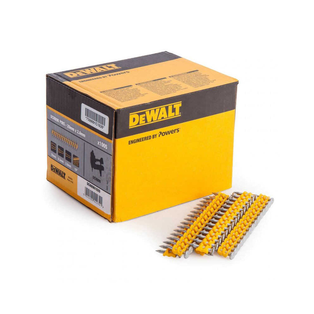 Clous 26X15 mm pour DCN890 Dewalt DCN8901015