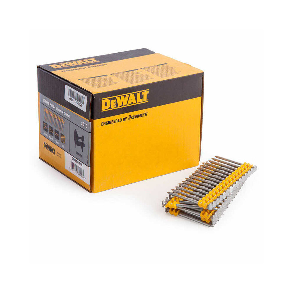 Clous 26X50 mm pour DCN890 Dewalt DCN8901050
