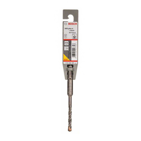 Forets pour marteau perforateur sds plus o 6 mm l 115 mm Bosch 1618596166