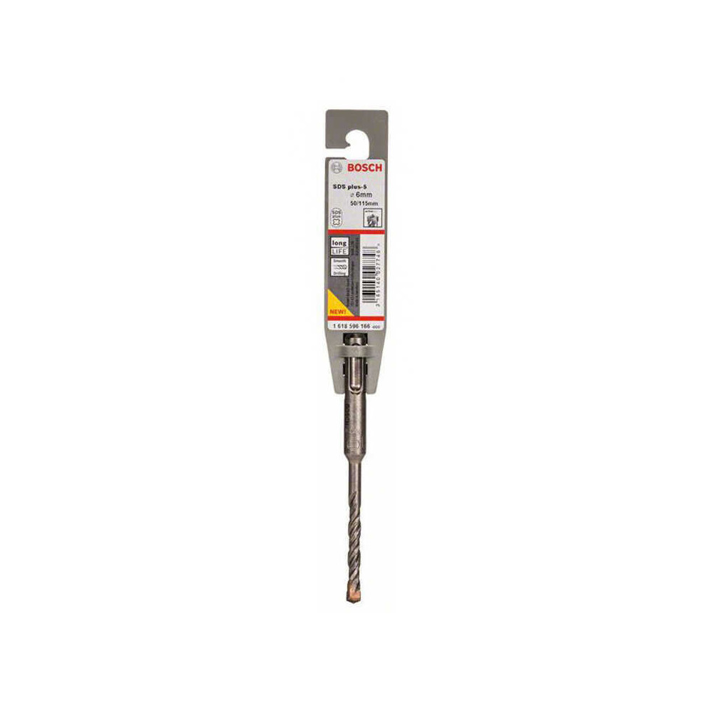 Forets pour marteau perforateur sds plus o 6 mm l 115 mm Bosch 1618596166