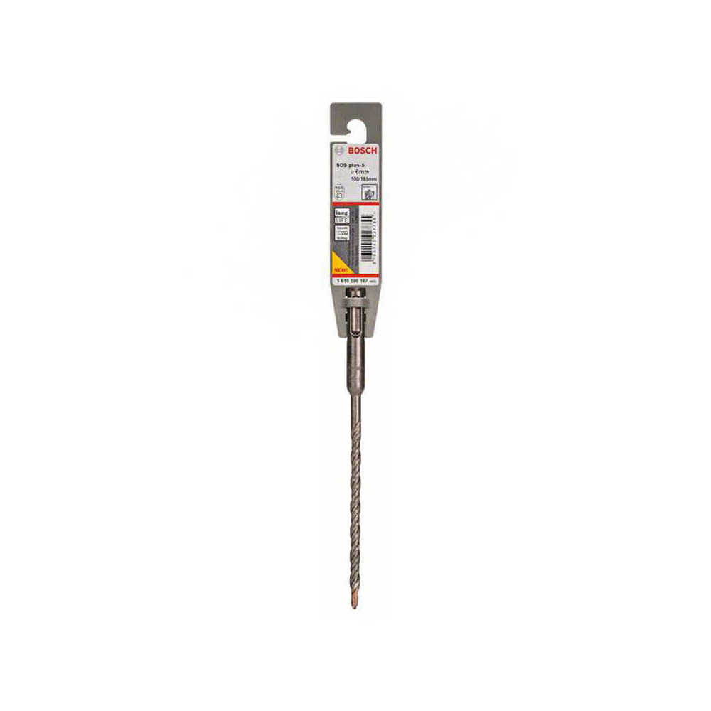 Forets pour marteau perforateur sds plus o 6 mm l 165 mm Bosch 1618596167