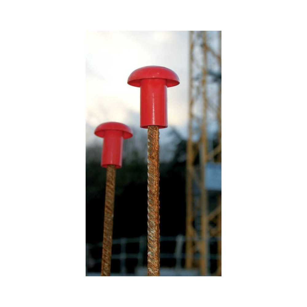 Embout de securite rouge sac de 25 taliaplast 600413