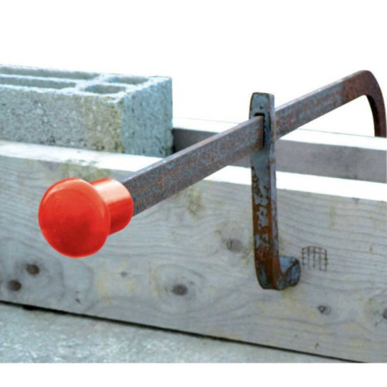 Embout de securite rouge sac de 25 taliaplast 600413