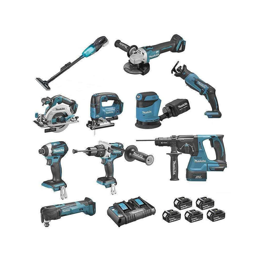 Pack 10 machines Makita DLX1011PTJ