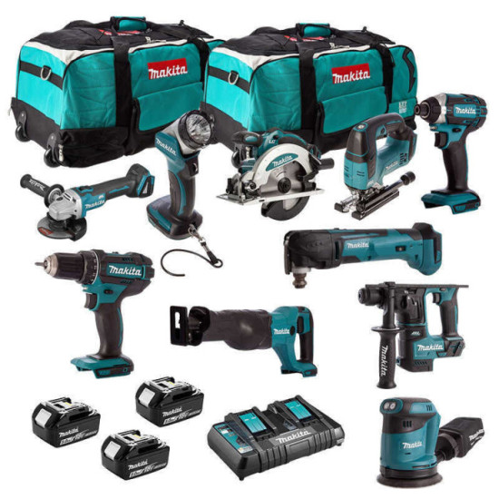 Combopack 10 outils sans fil 18V Makita MK1001