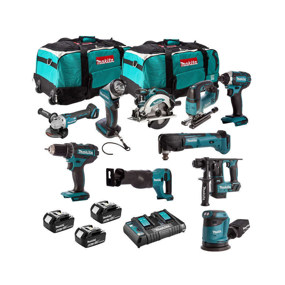 Combopack 10 outils sans fil 18V Makita MK1001