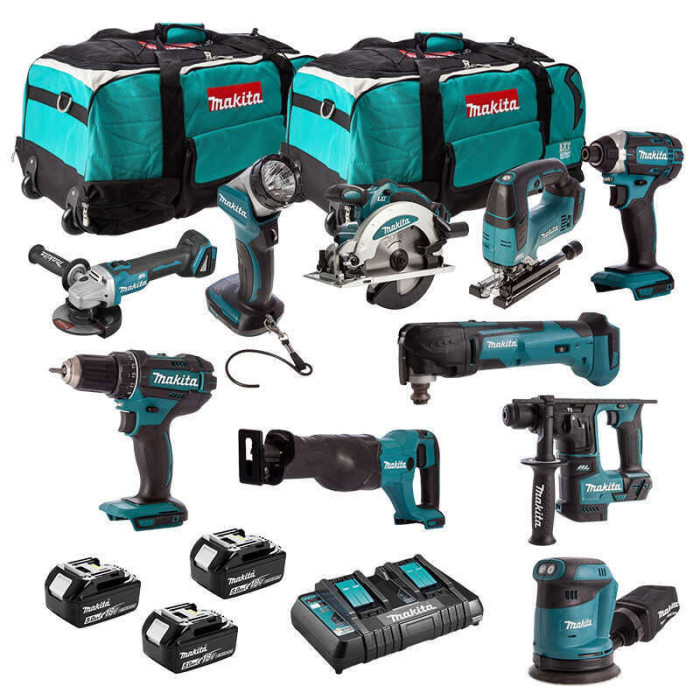 Combopack 10 outils sans fil 18V Makita MK1001