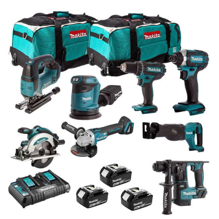 Combopack 8 outils sans fil 18V lxt Makita MK801