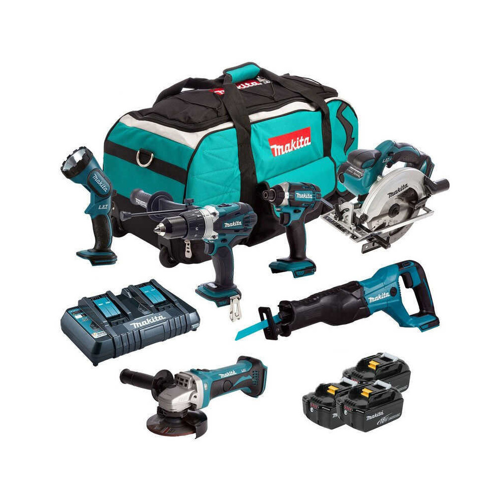 Combopack 6 outils Makita DLX6072PT