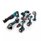 Combopack 6 outils Makita DLX6072PT