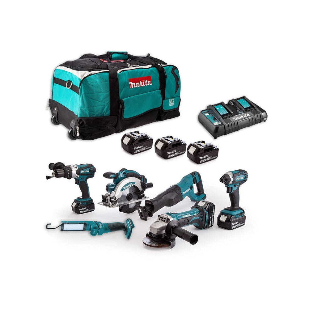 Pack 6 machines Makita DLX6044PT 3x5,0 Ah au prix HT