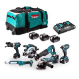 Pack 6 machines Makita DLX6044PT 3x5,0 Ah au prix HT
