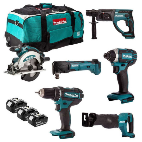 Combopack 6 outils sans fil 18V Makita DLX6038T