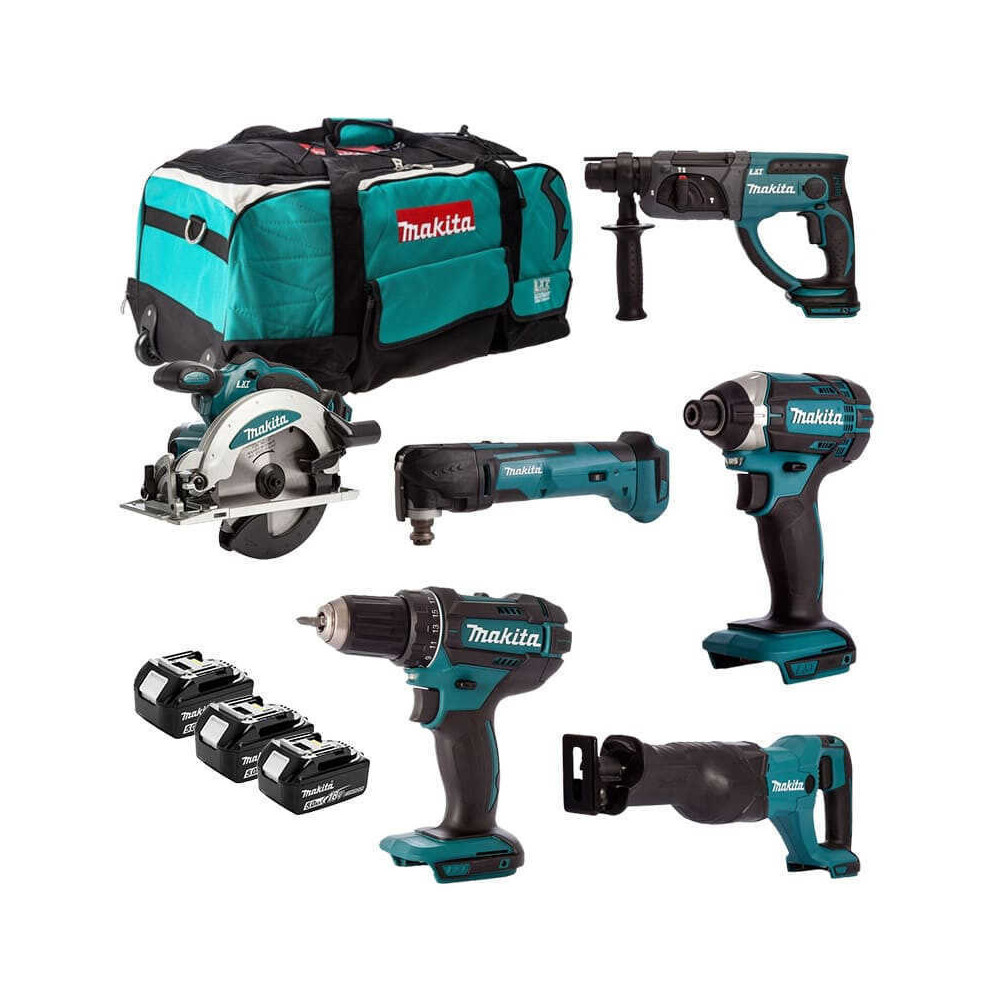 Combopack 6 outils sans fil 18V Makita DLX6038T