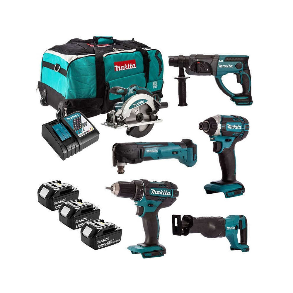 Combopack 6 outils sans fil 18V Makita DLX6076T