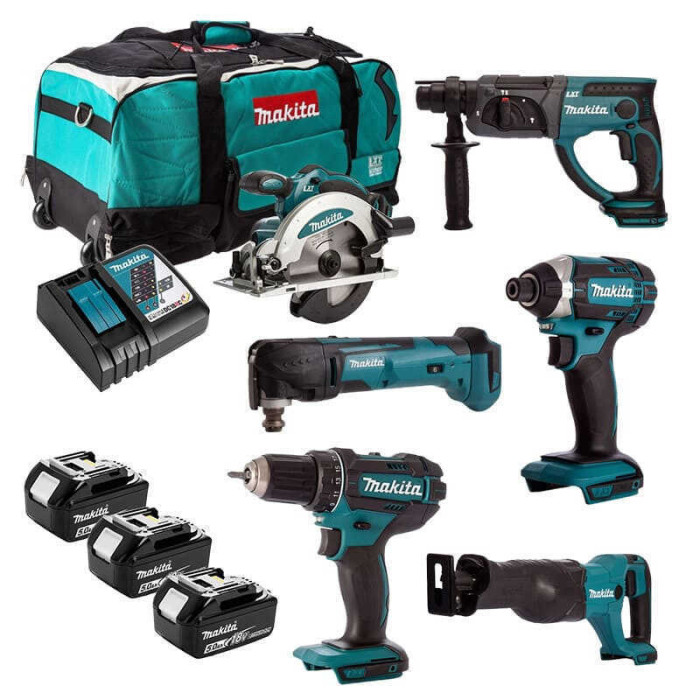 Combopack 6 outils sans fil 18V Makita DLX6076T