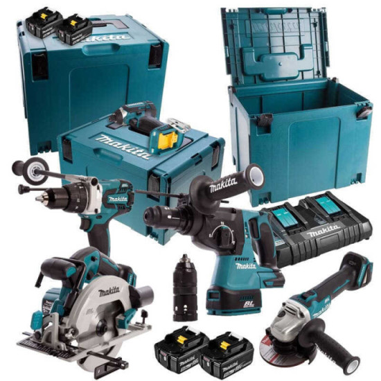 Pack 5 outils Makita DLX5038PTJ