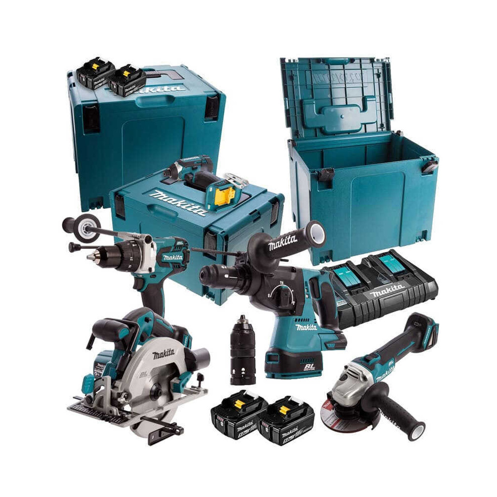 Pack 5 outils Makita DLX5038PTJ