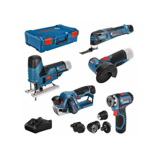 Pack 5 outils 12V Bosch kit en coffret Bosch 0615A0017D