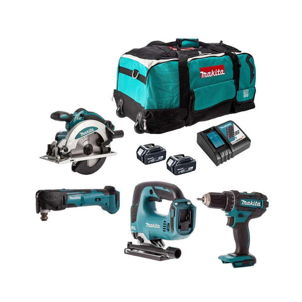 Pack 4 machines Makita DLXCBO039 au prix HT