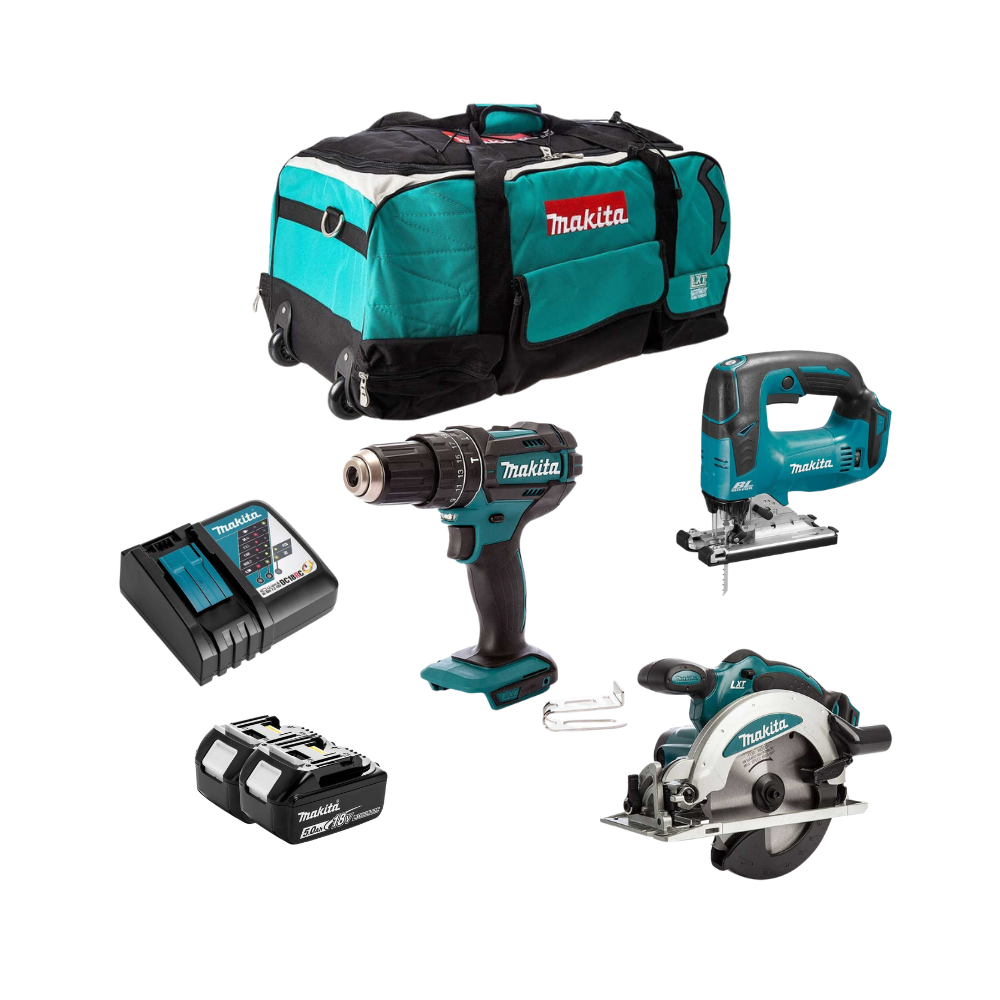 Pack 3 outils 2X50 ah dans LXT600 Makita DLXCBO035