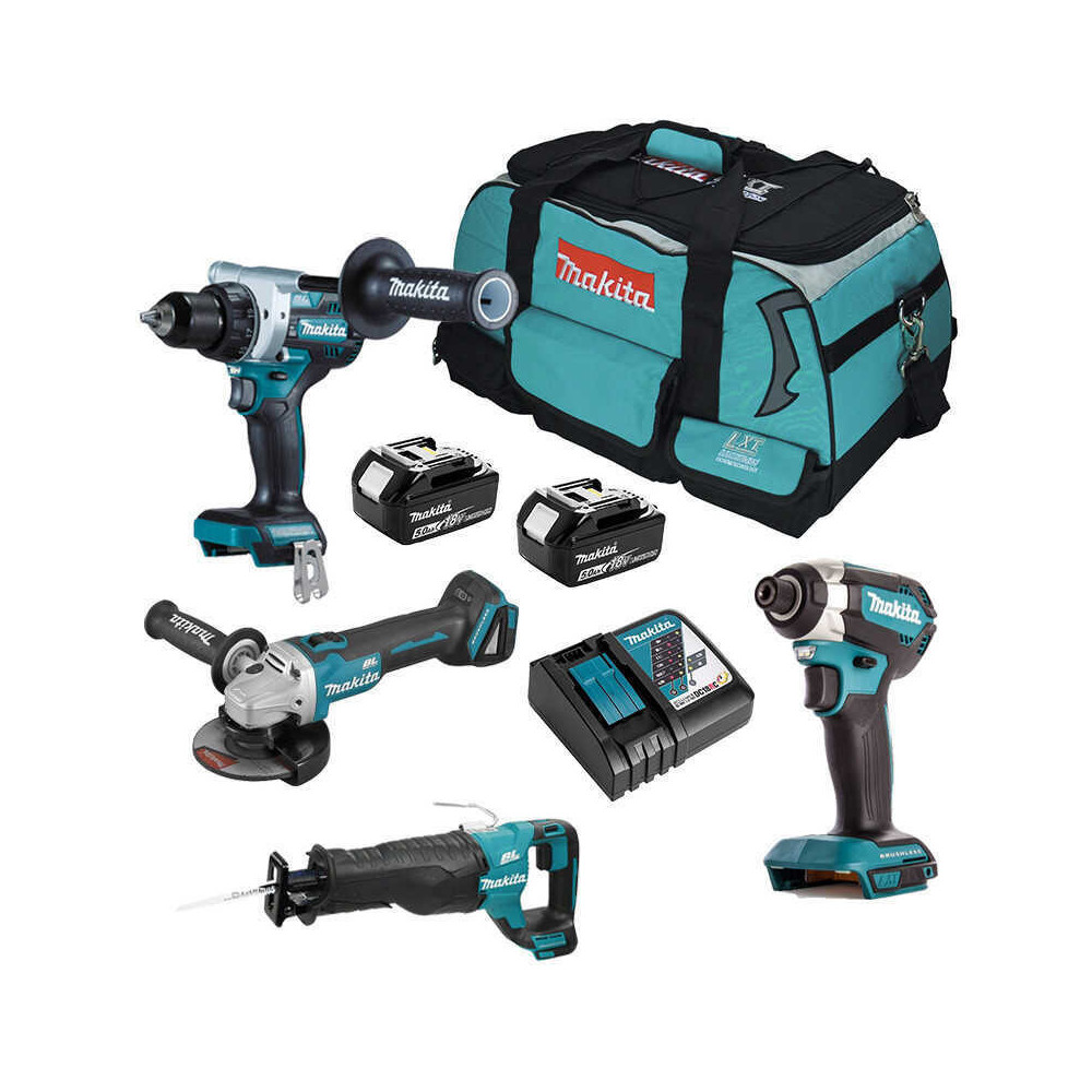 Combopack 4 outils 18V lxt Makita DLX4157TX1