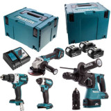 Combopack 4 machines Makita DLX4104TJ1